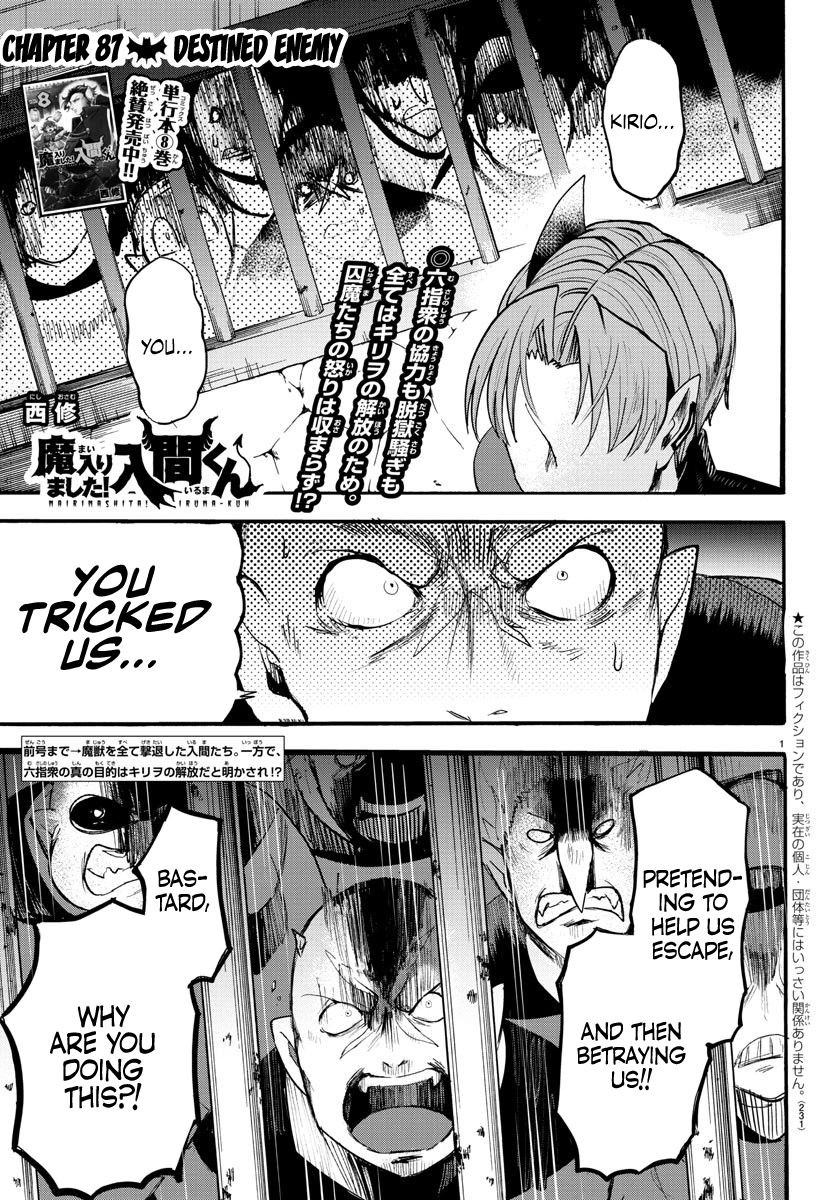 Welcome to Demon School! Iruma-kun, Chapter 87 image 01